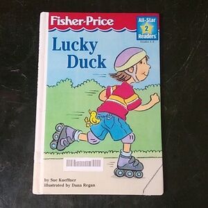 Fisher-Price Lucky Duck Level Reader Preschool Homeschool Daycare Picture Book